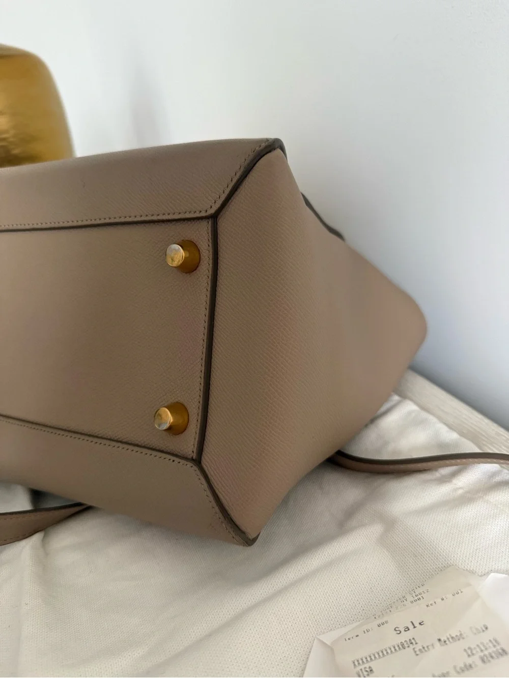 Celine Mini Belt Bag - Light Taupe - Excellent condition w/ tags and receipt